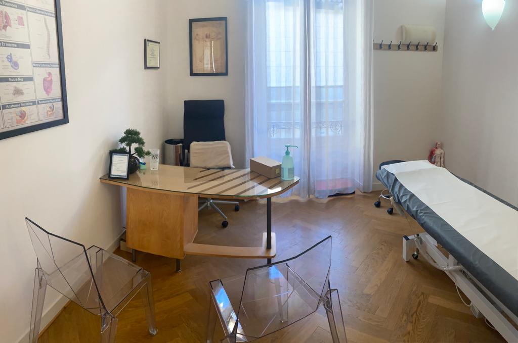 Intérieur du cabinet d'ostéopathie